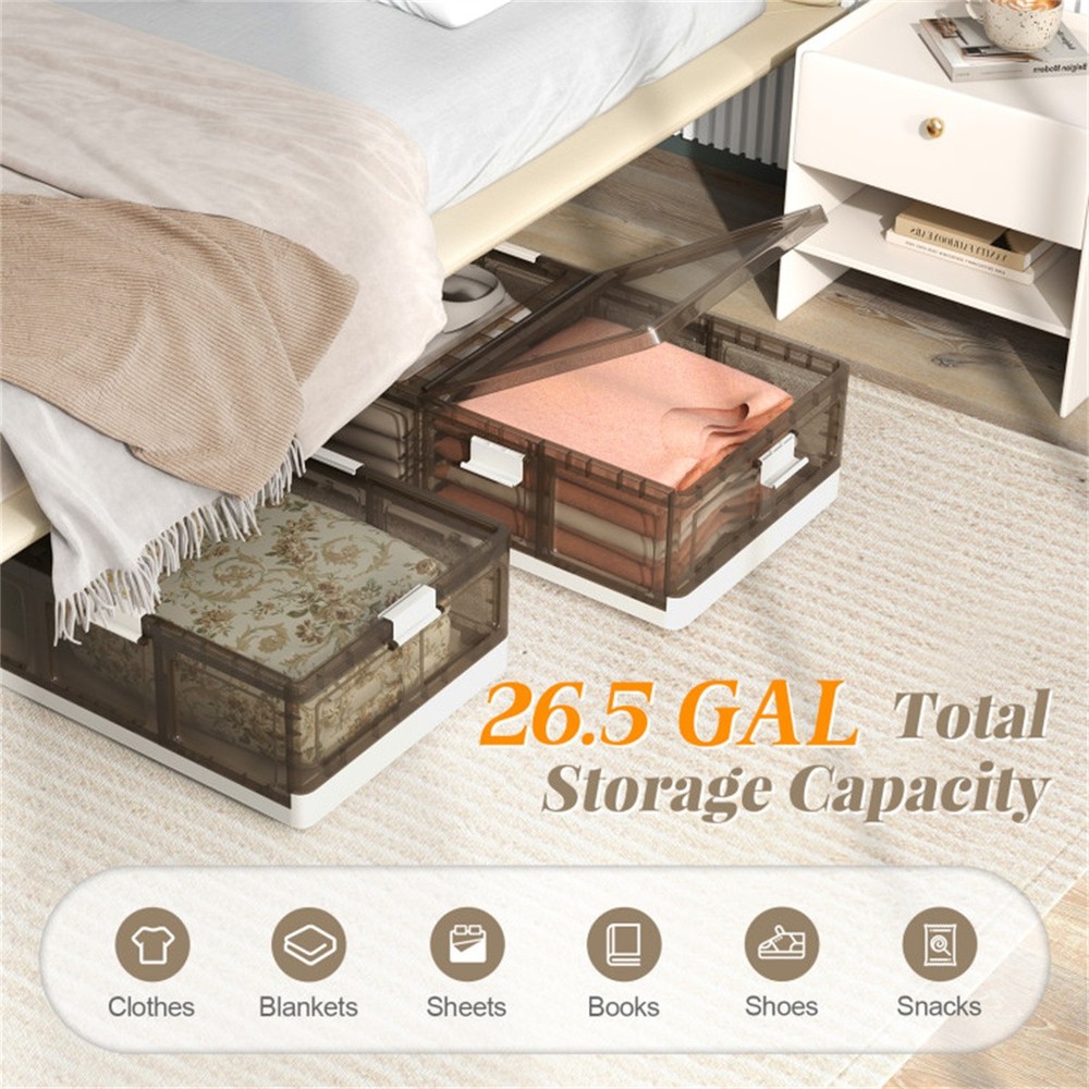 2 High-quality Storage Cabinets with Wheels