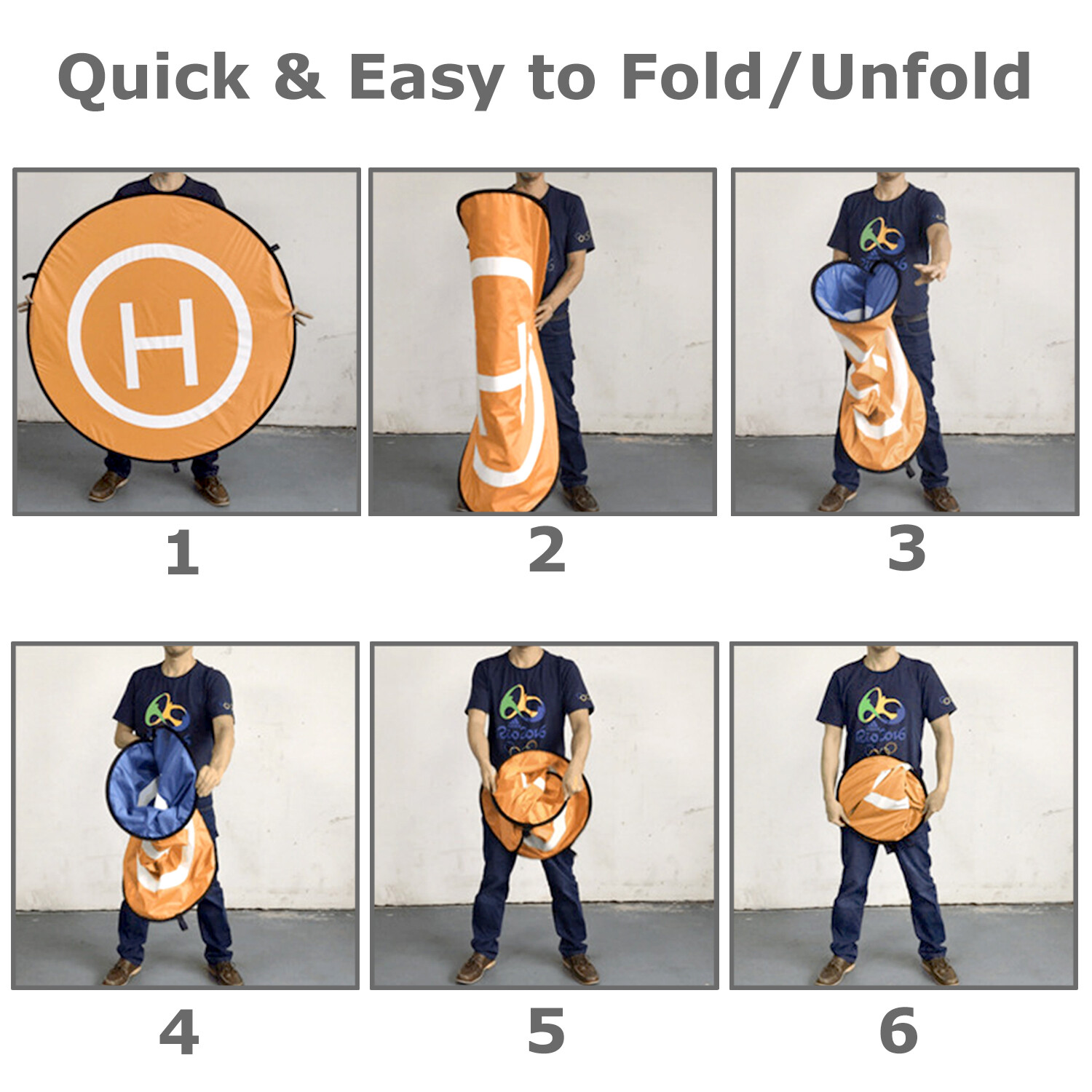 Drone Day Night Landing Pad Launch Helipad For DJI Mavic Pro/Zoom Drone Parking