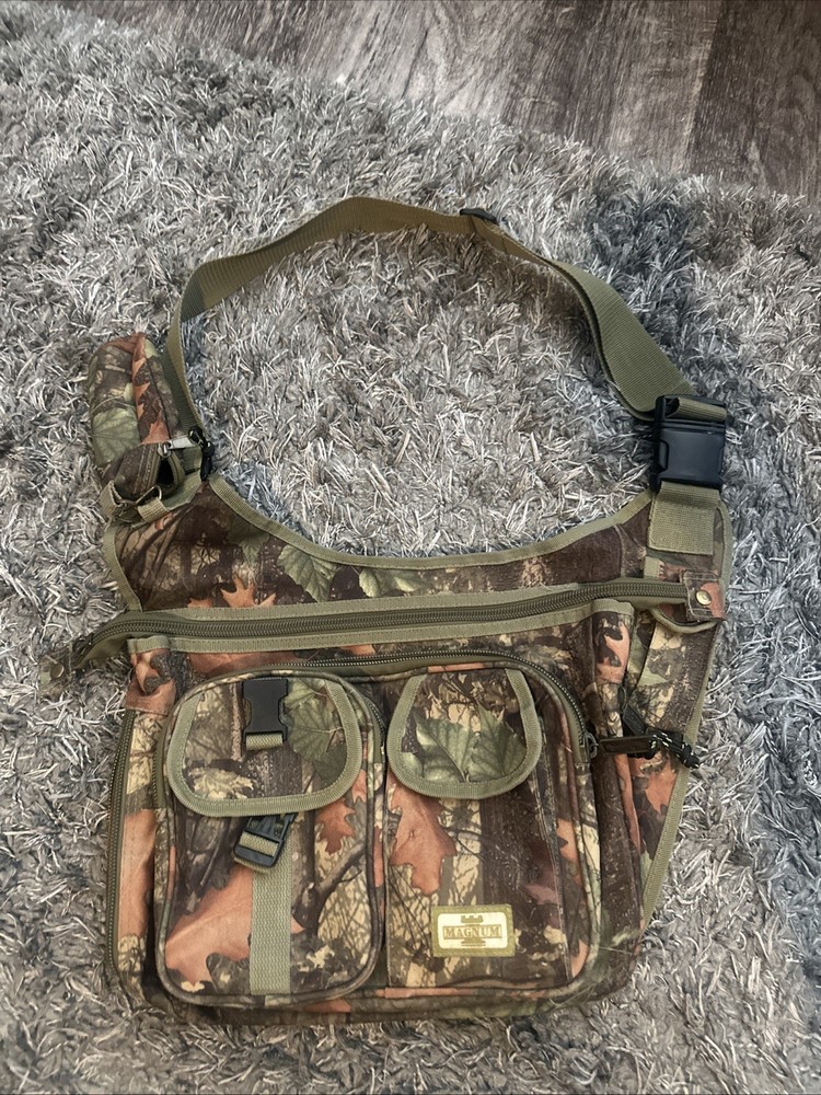 Magnum Oak Camo Range Bag Adjustable Shoulder Cross Body