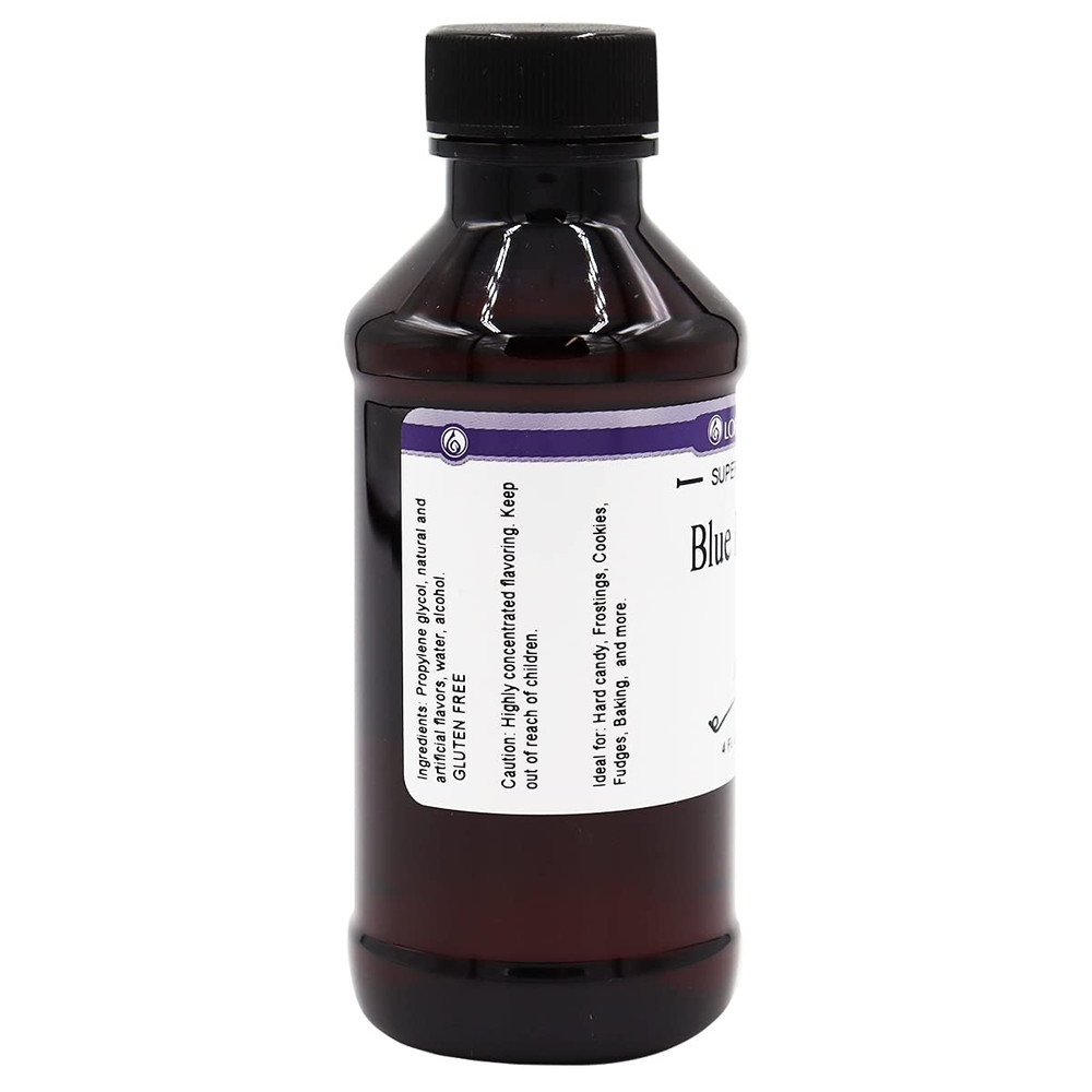 Lorann Blue Raspberry SS Flavor, 4 Ounce Bottle