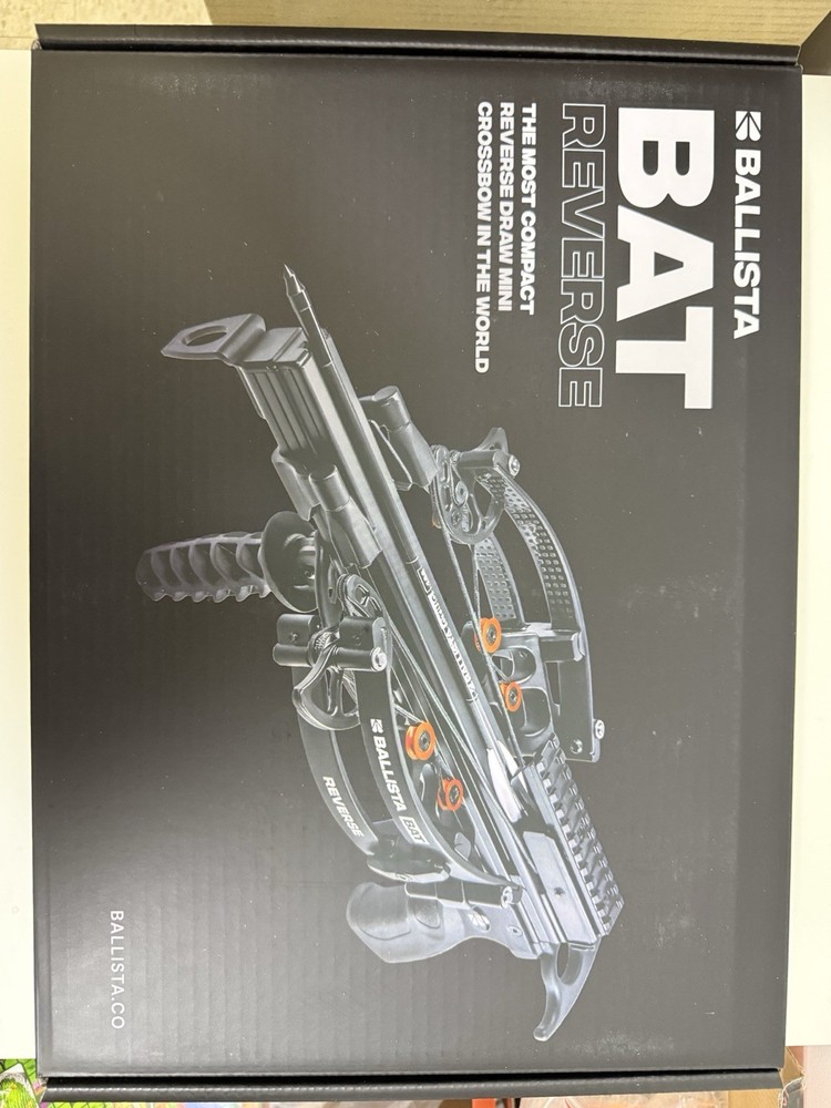 BALLISTA BAT Reverse Draw Compound Crossbow 340fps/150lbs/3lbs