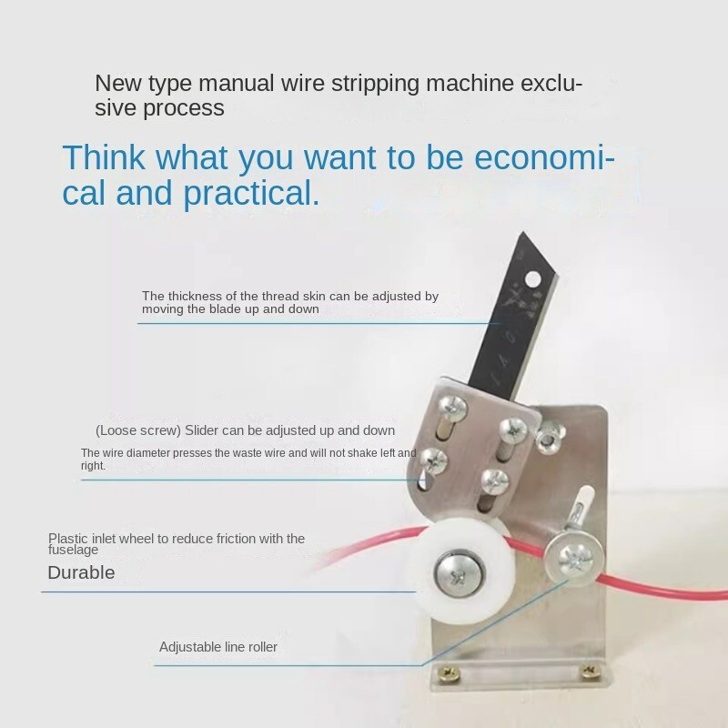 Portable Manual Wire Stripping Machine Scrap Wire Stripping Machine Tools