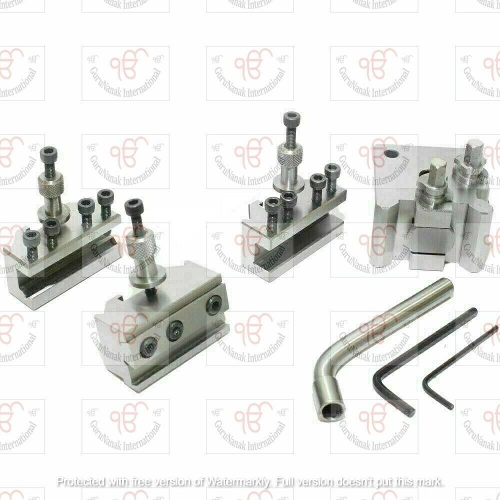 Quick Change Toolpost Set 5 Pieces Set T37 in high quality..