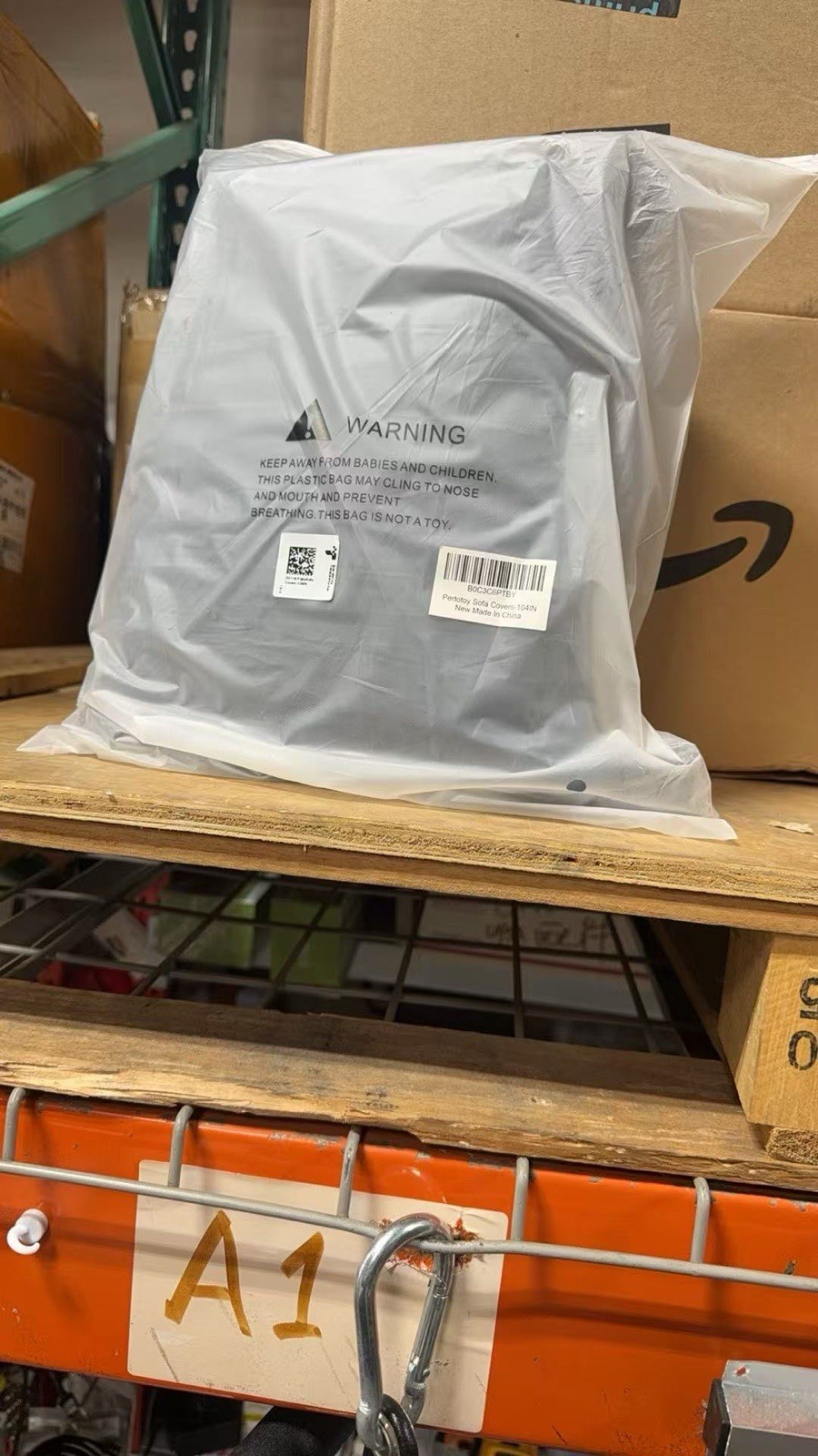 60in Outdoor Couch Cover Waterproof Patio Furniture Covers, 3-Seater Patio Sofa