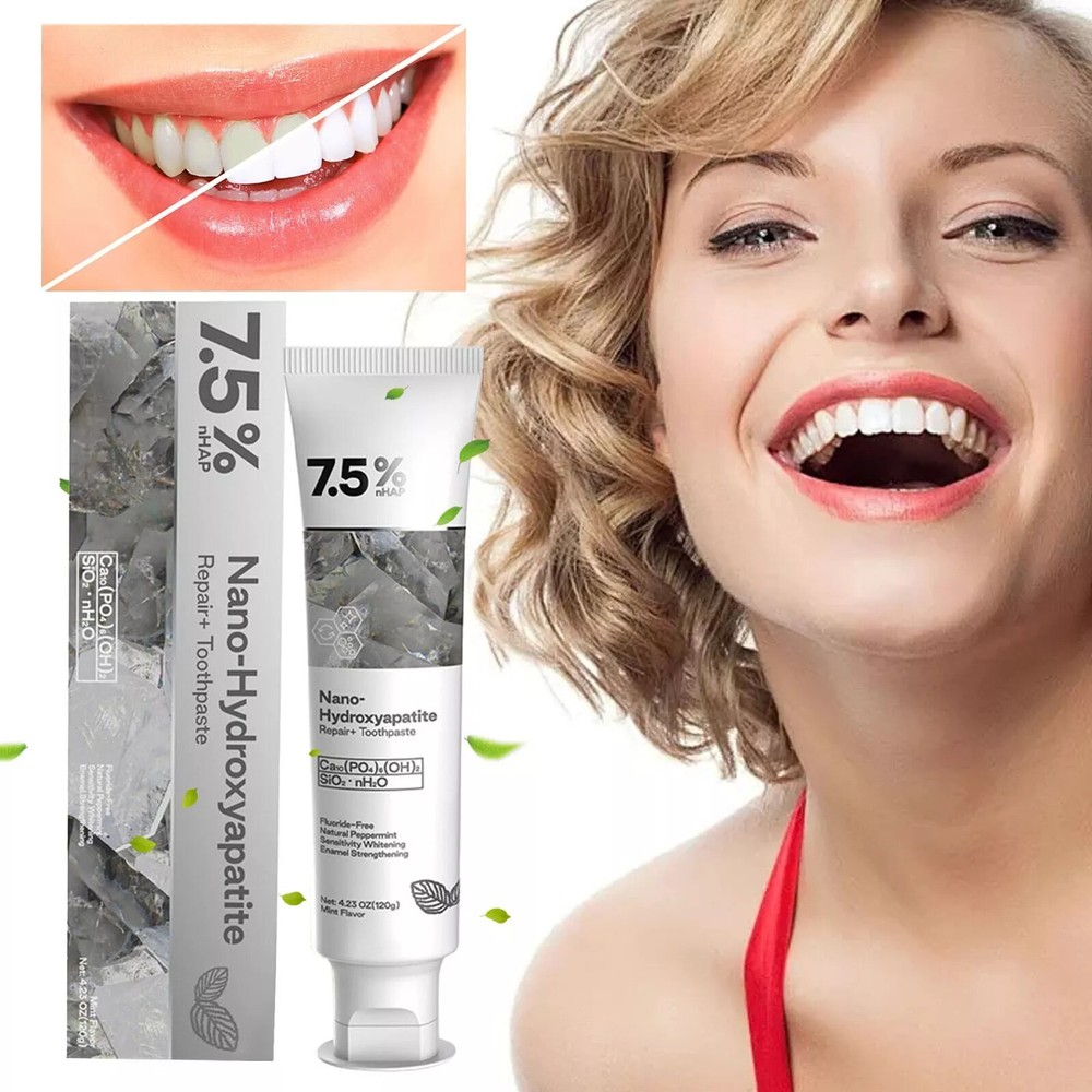 7.5% Hap Nano-Hydroxyapatite Toothpaste Remove Deep Clean For Sensitive Teeth