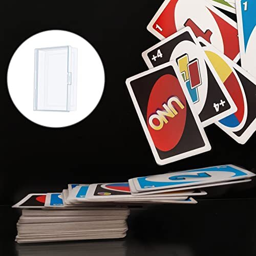 20 Pack Clear Plastic Playing Cards Boxes Poker Card Gaming Deck Cases