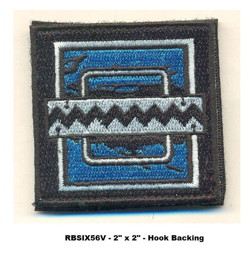 RAINBOW SIX - FROST 2" HOOK BACK PATCH - RBSIX56V