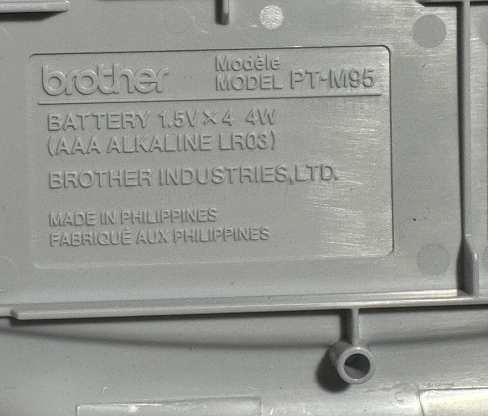 Brother Label Maker Pt-M95 P-Touch GUC