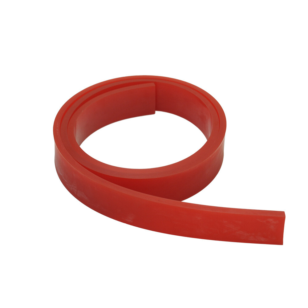6FT 72" Silk Screen Printing Squeegee Blade 60 DURO Polyurethane Rubber Red