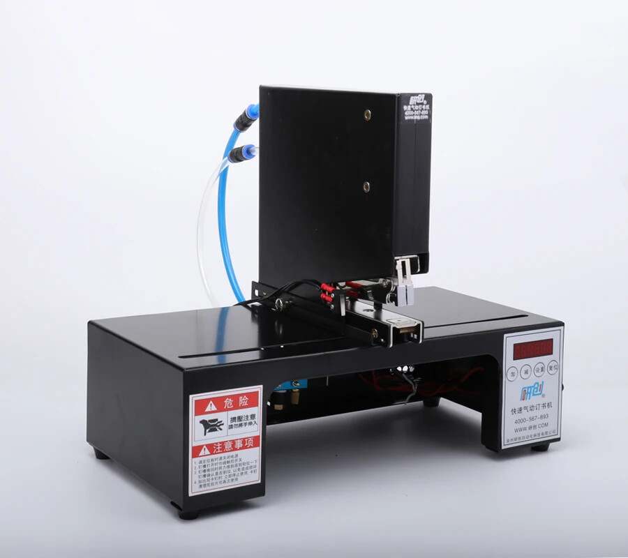 Pneumatic Stapler Double Head Automatic Electric Stapler Binding Machine