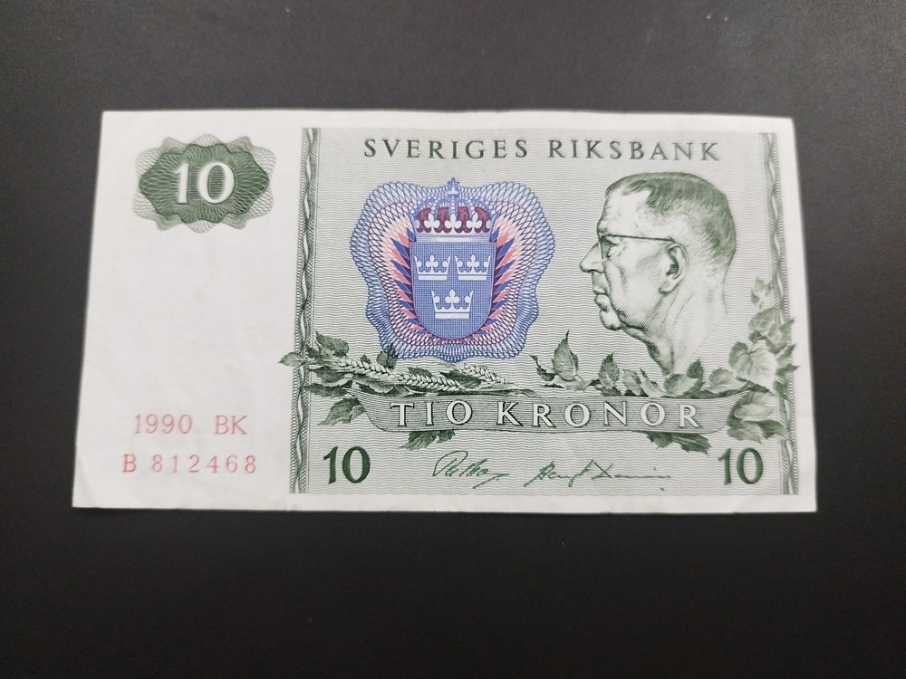 Sweden 10 Kronor 1990