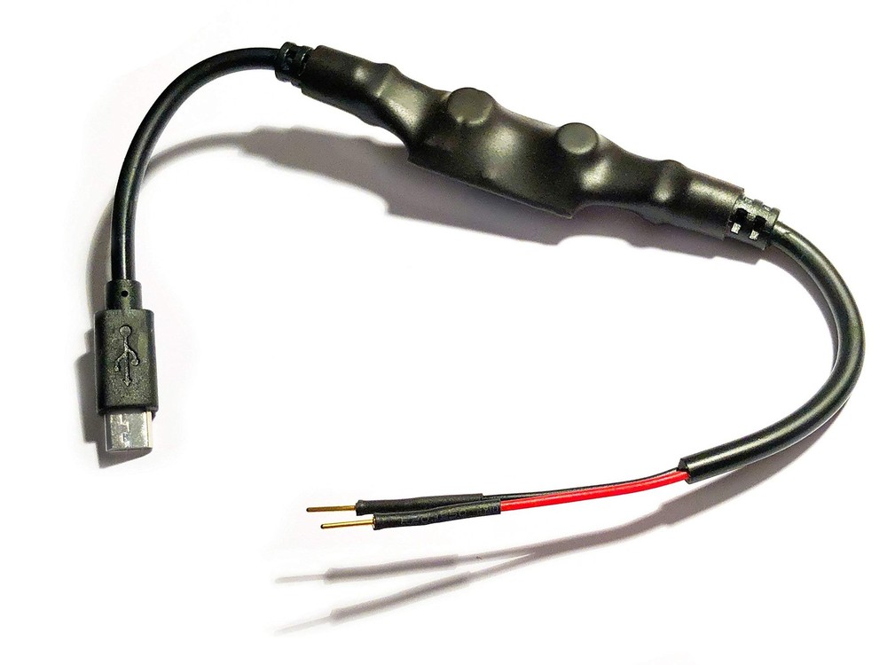 SimpleUSB 12V to MicroUSB Two-Prong Universal Dashcam Adapter