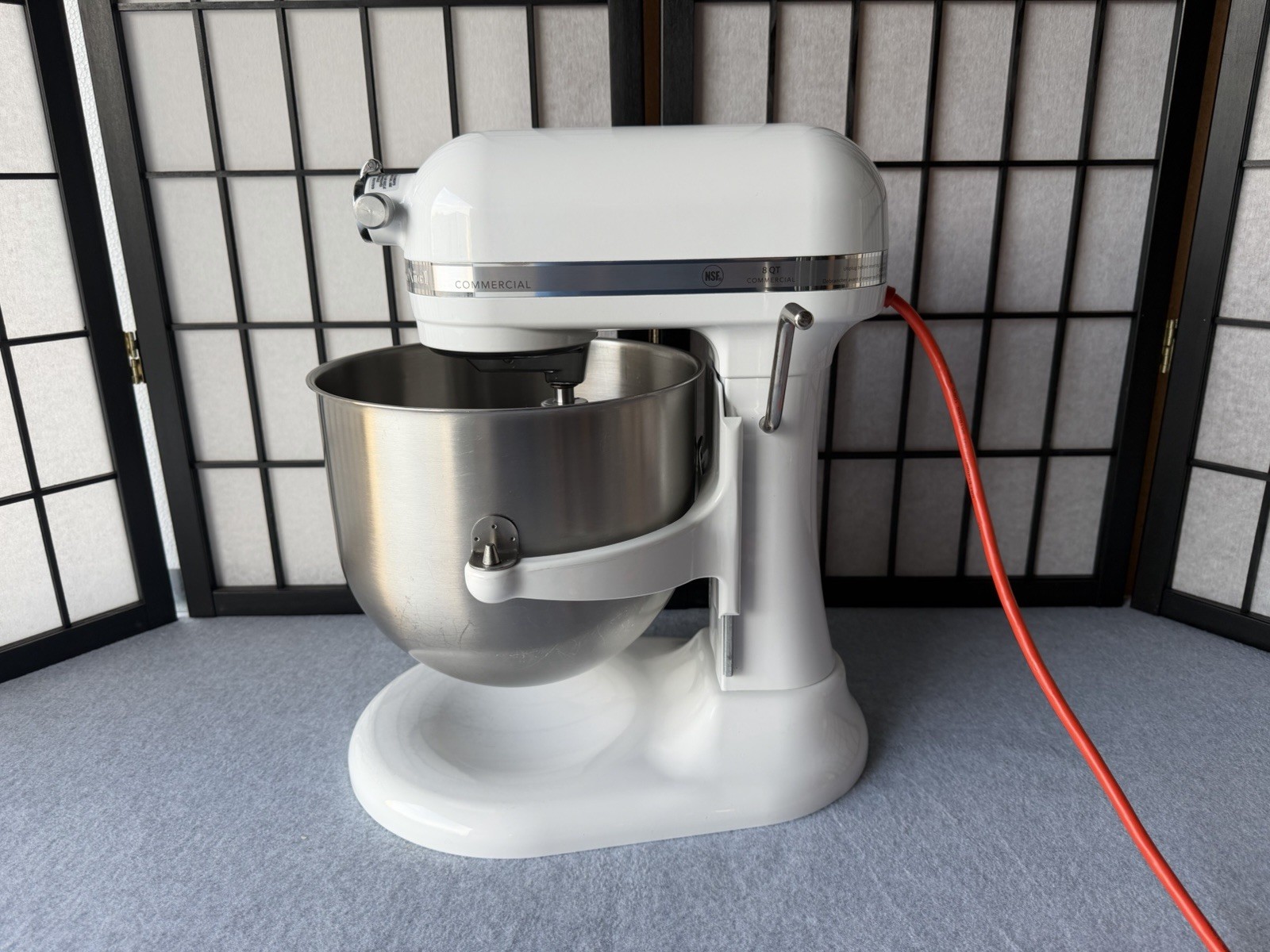 KitchenAid KSM8990WH 8-Quart Commercial Bowl-Lift Stand Mixer