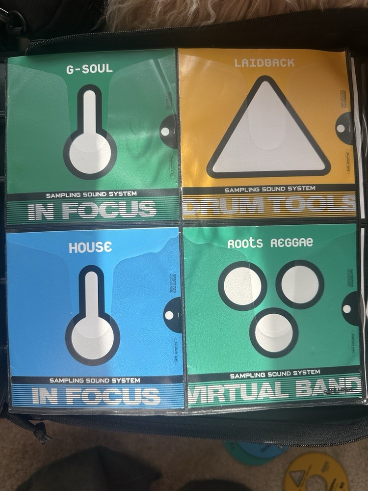 Four sampling sound systems loop and sample discs for your music production