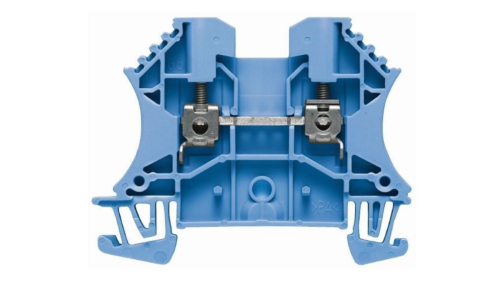 Weidmuller Feed-through terminal WDU 2.5 BL, Screw connection, 2.5 mm²