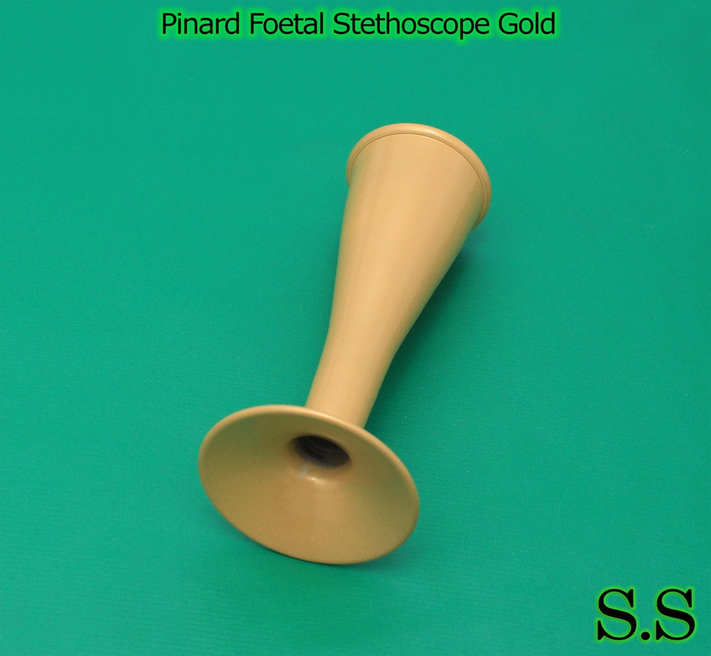 Pinard Foetal Stethoscope Gold Surgical instruments