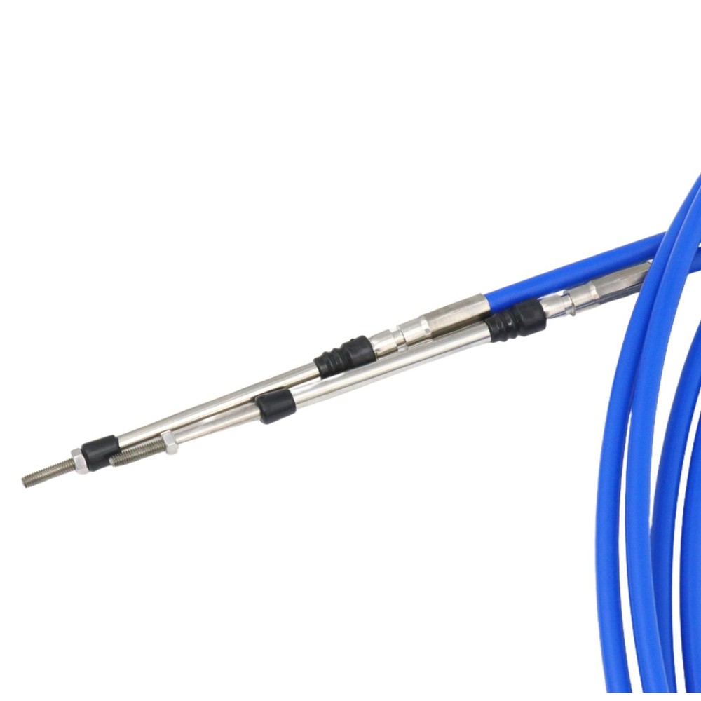 Outboard Inboard 2PCS 15FT 33C Shift Throttle Control Cable Universal For Yamaha