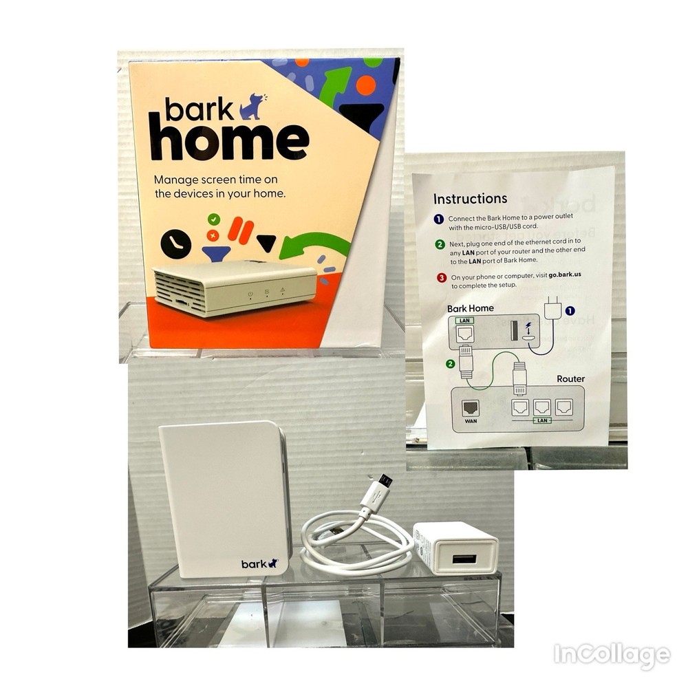 Bark Home Model 5000 Parental Controls For Screen Time NIB