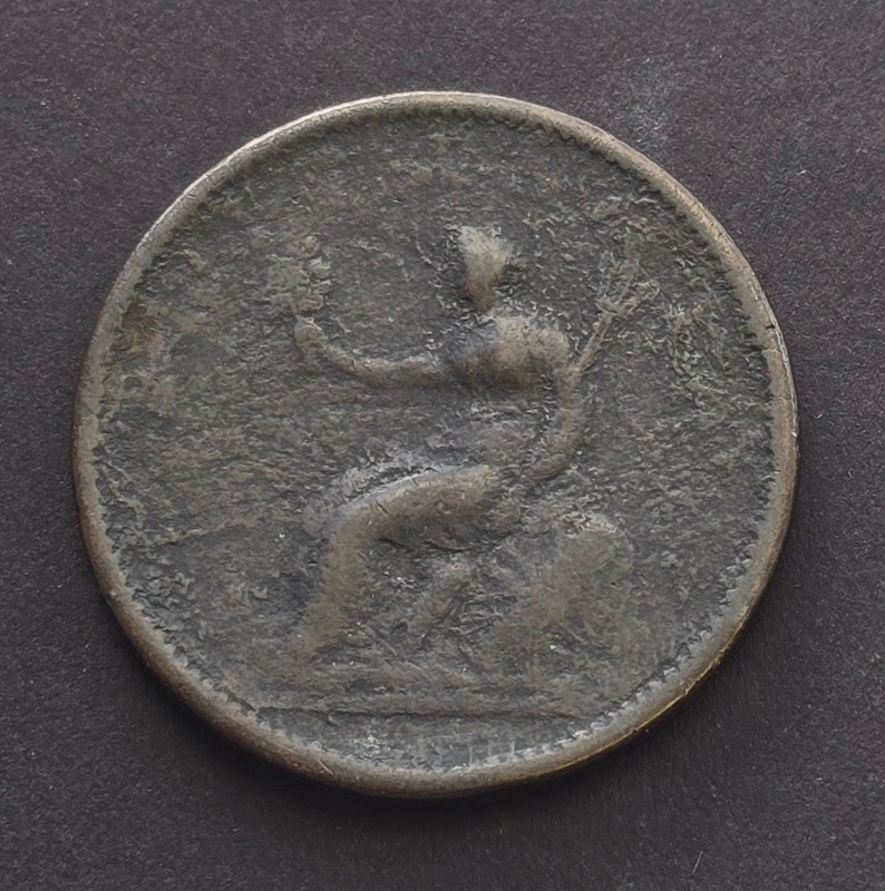 1807 Great Britain Penny Copper Coin
