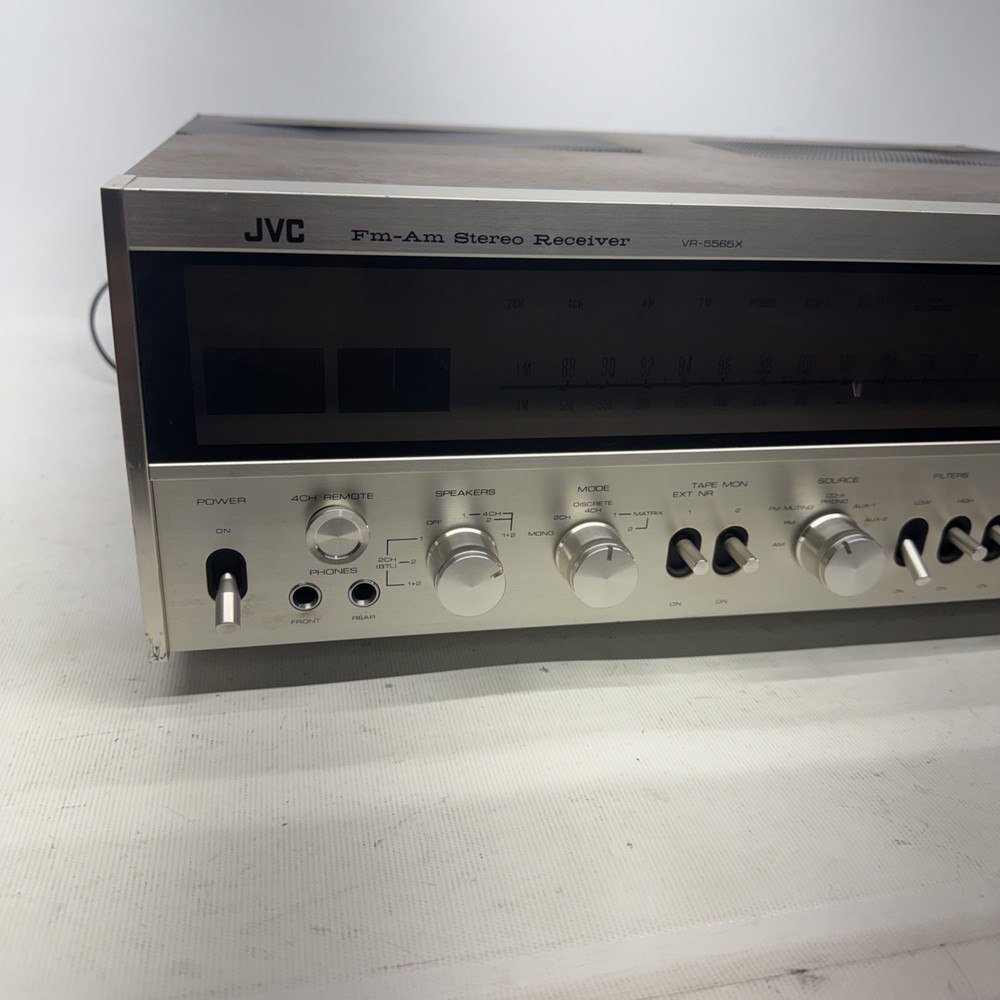 JVC VR-5565x 4 CHANNEL STEREO RECEIVER Tested