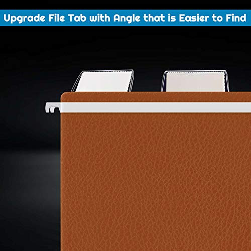 File Folder Tabs, 100 Sets Hanging File Folder Labels 2" Tabs and Inserts for
