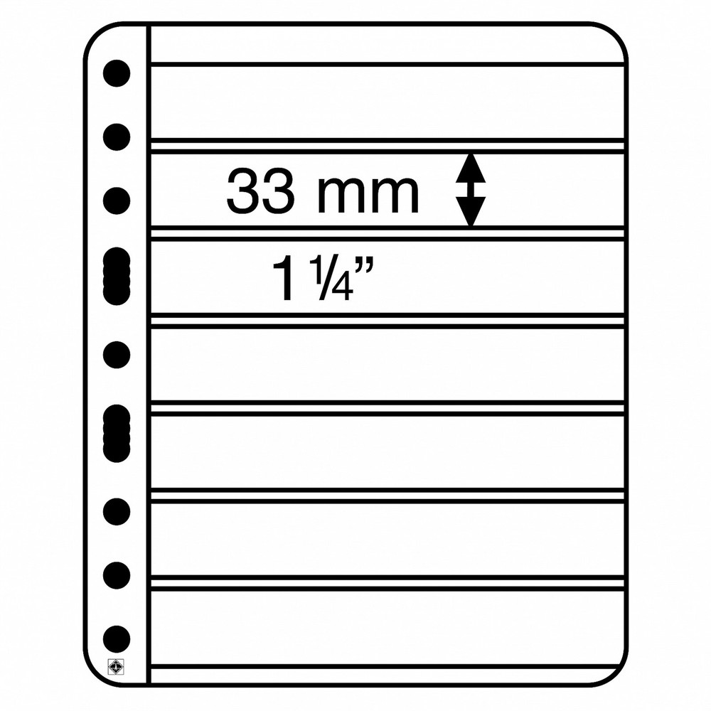 Lighthouse Vario Plus Black Stamp Stock Double Side Pages 7 Rows 15 Sheets Deal