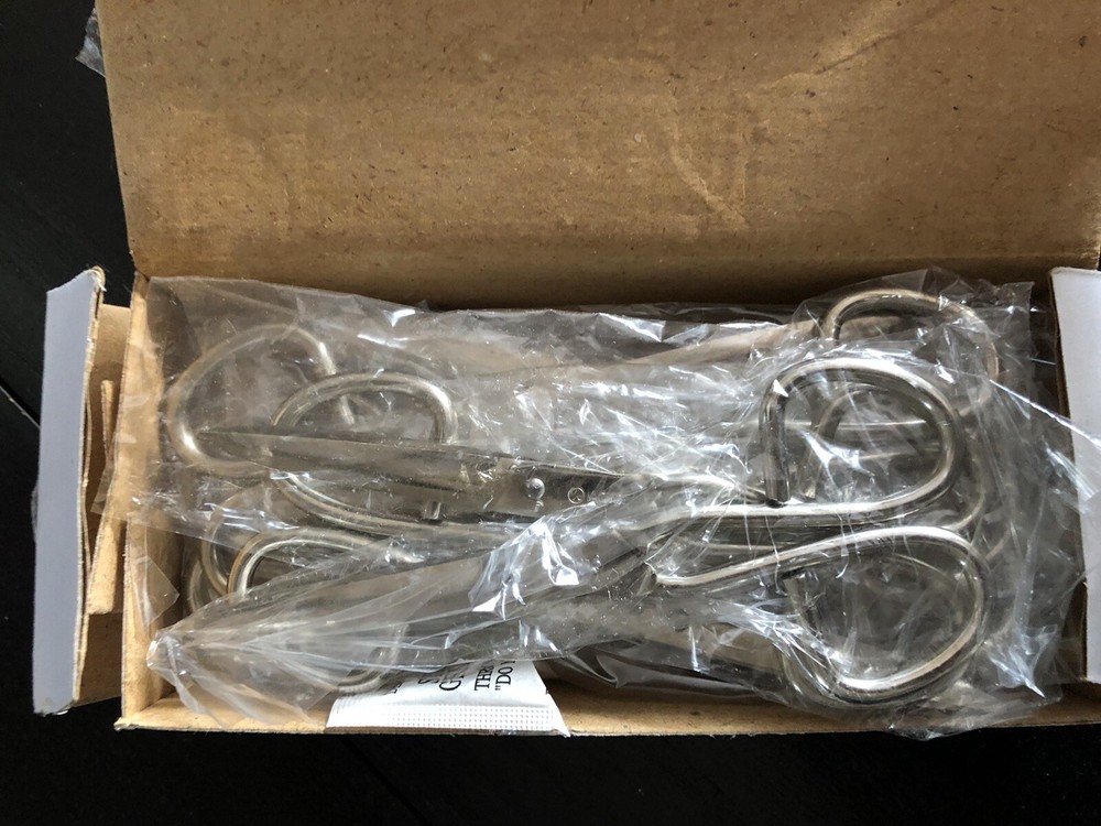 (12) New 5” Pointed Scissors Free Shipping