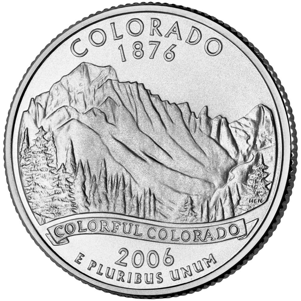2006 P Colorado Uncirculated State Quarter from roll