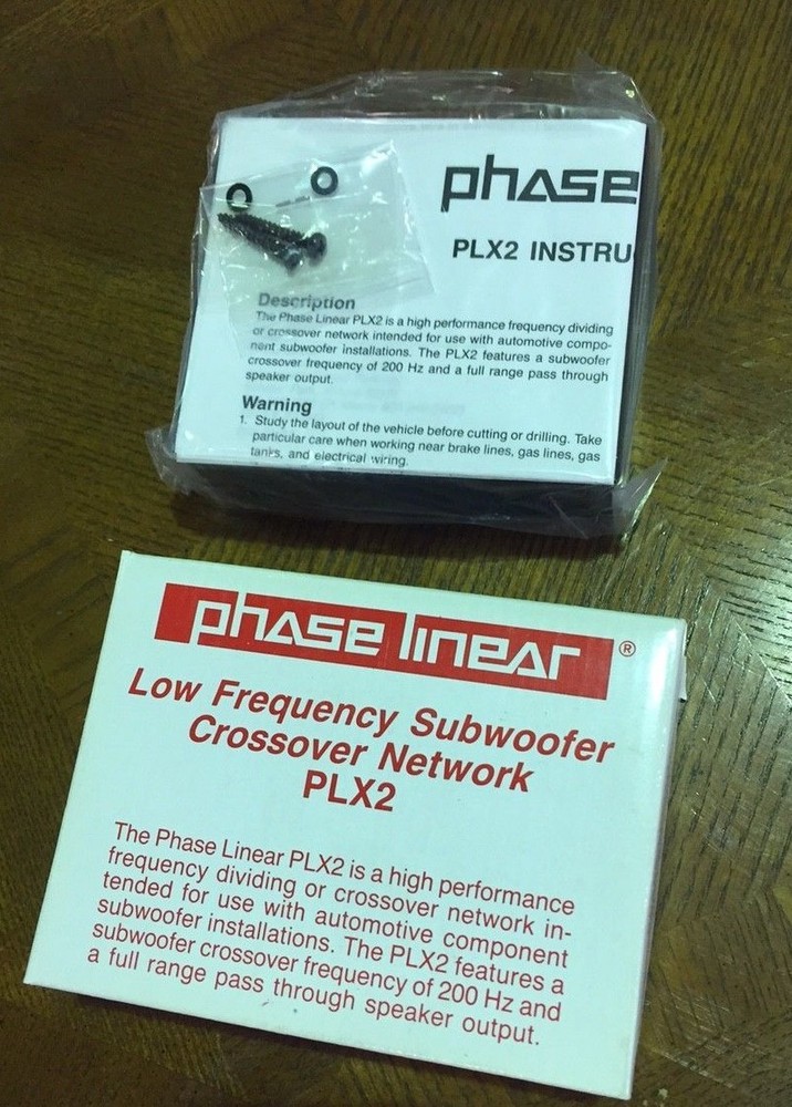 PHASE LINEAR LOW FREQUENCY PASSIVE SUBWOOFER CROSSOVER NETWORK PLX2