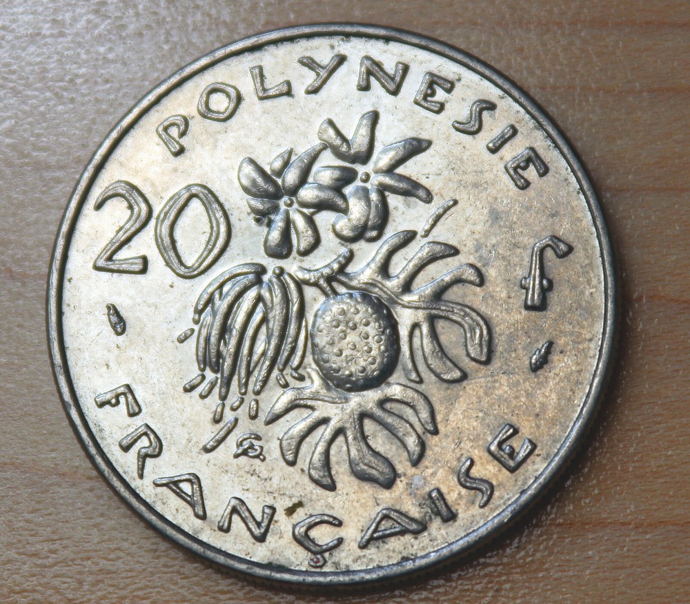 1979 French Polynesia 20 Francs