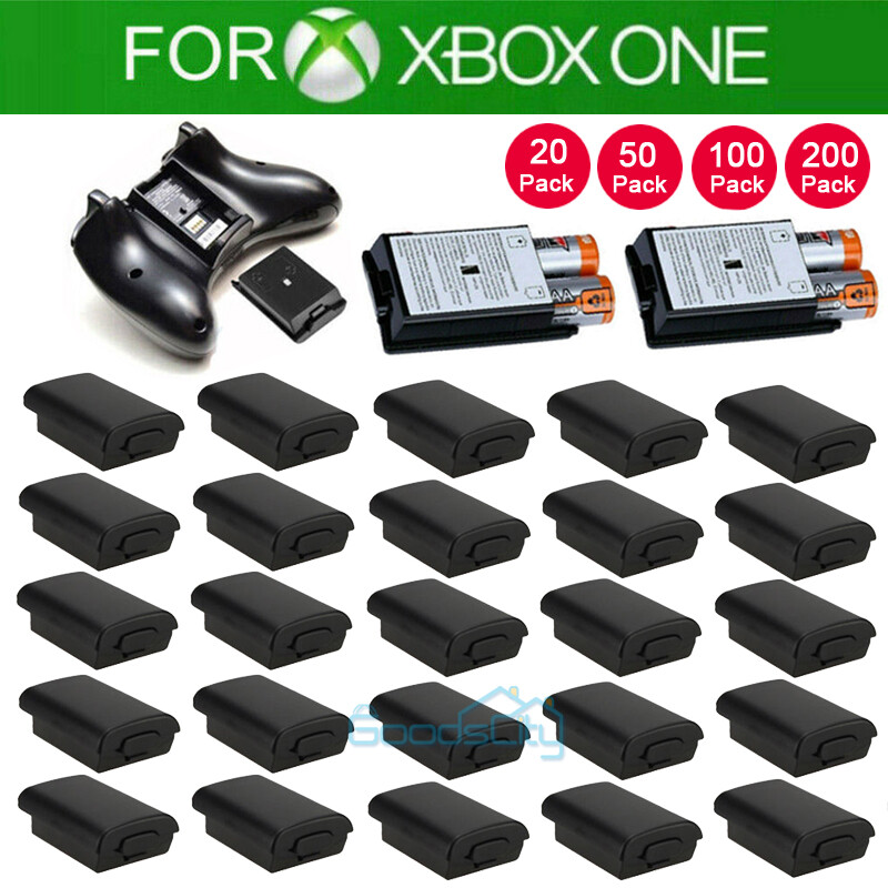 Lot AA Battery Back Cover Case Shell Pack For Xbox 360 Wireless Controller Black