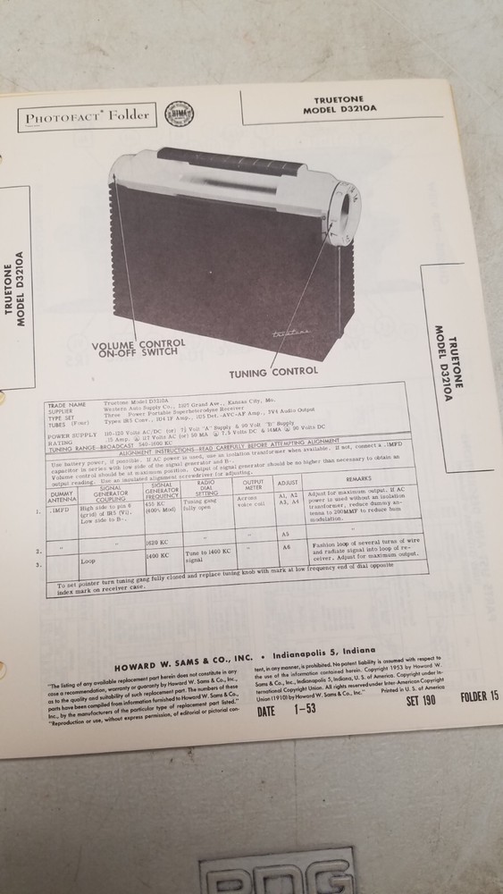 Sams Photo Fact Set 190 1/53 Complete Set