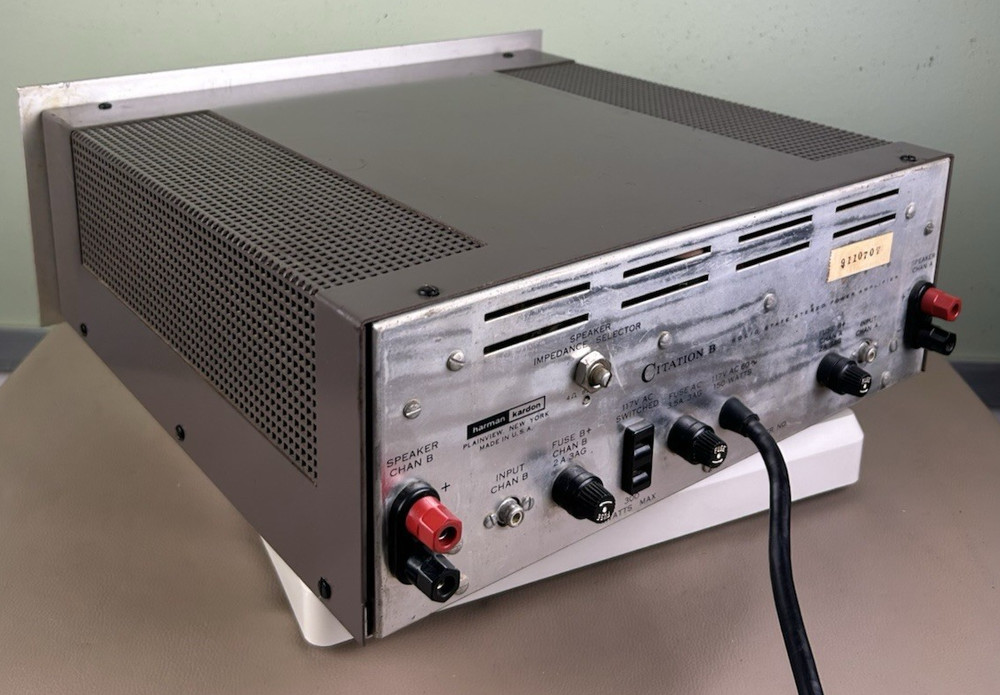 HARMAN KARDON CITATION B STEREO AMPLIFIER