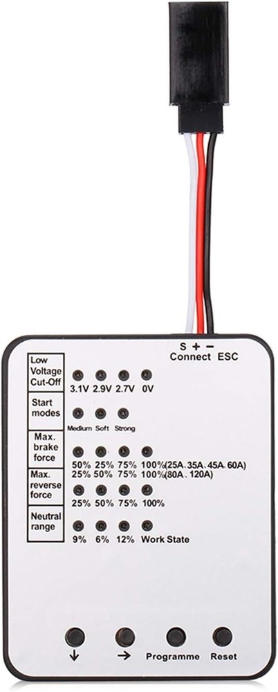 GoolRC Programming Card for Surpass Hobby ESC Brushless Electronic Speed...