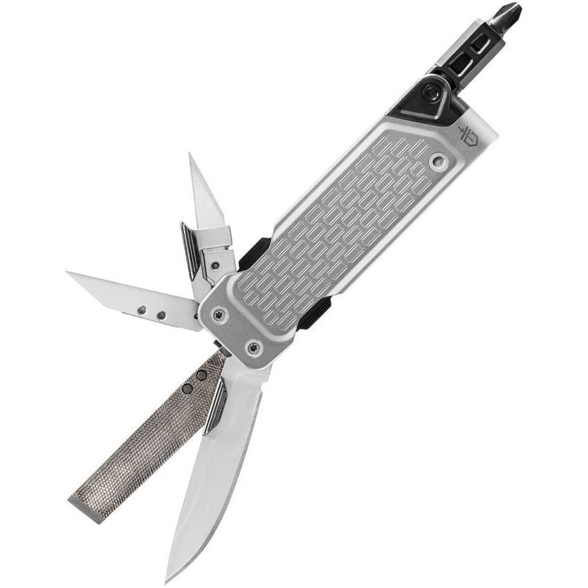 Gerber 3705 Lockdown Driver Multitool (7 Tools) Color: Silver