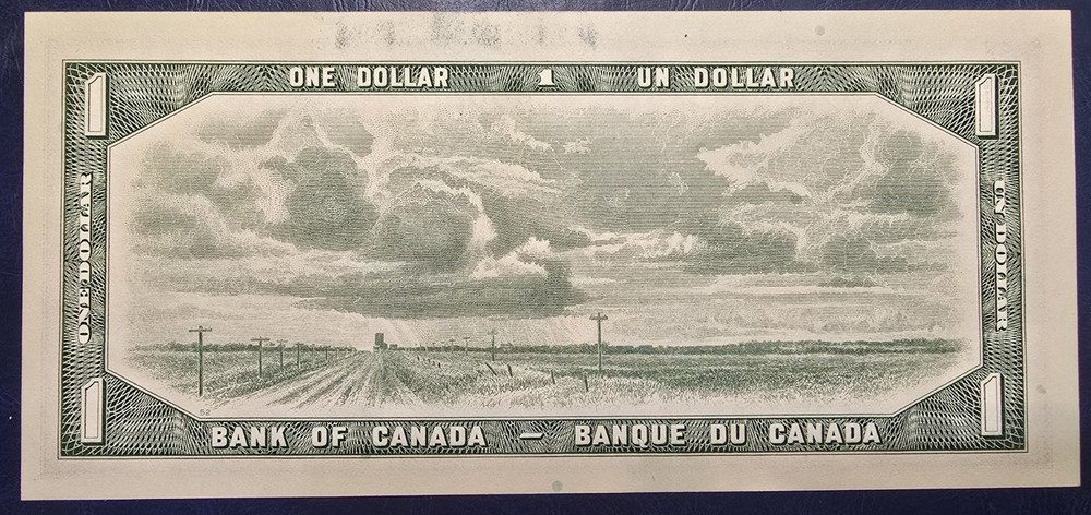 1954 Canada $1 Dollar - Beattie Rasminsky - BP Prefix - GEM Uncirculated