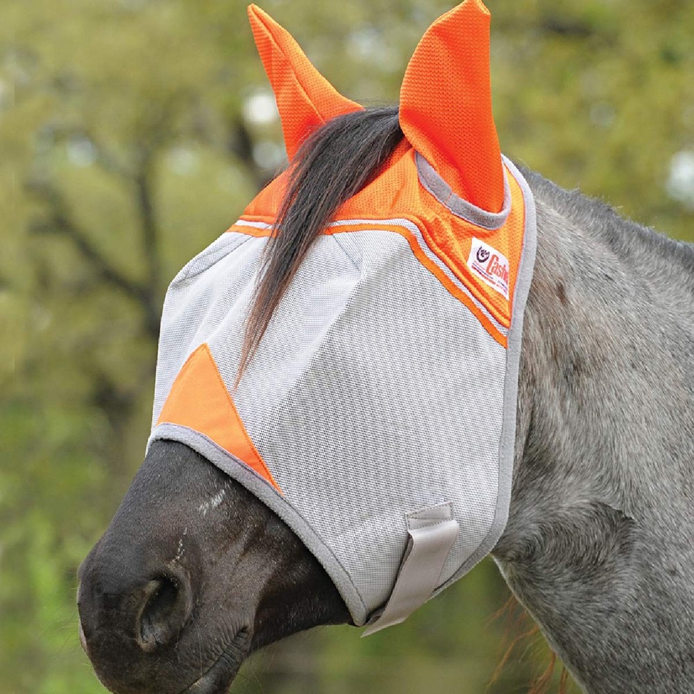 Crusader Fly , Standard with Ears (Orange, Arabian)