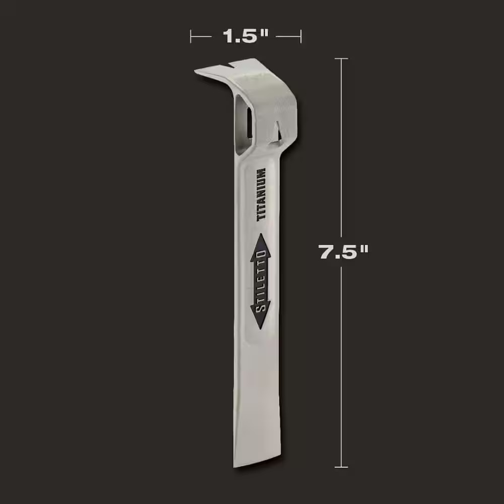 7.5 In. Titanium Multi-Functional Glazer Bar