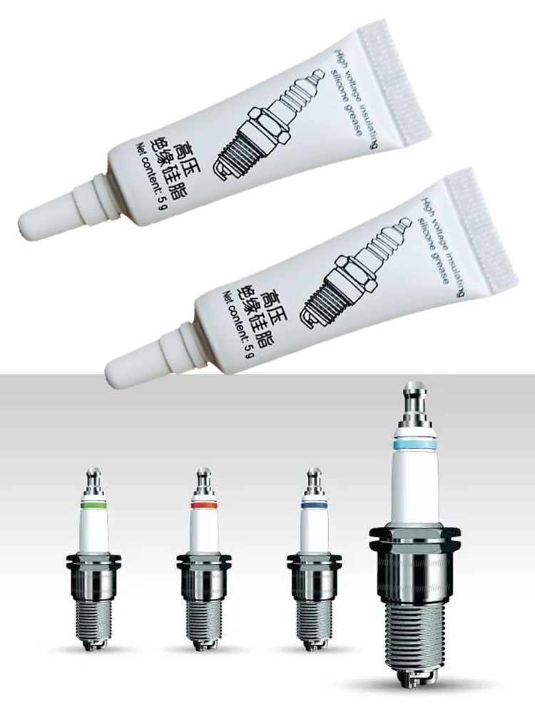 2x Car Spark Plug High Voltage Insulating Grease Electrical Insulation Lubricant