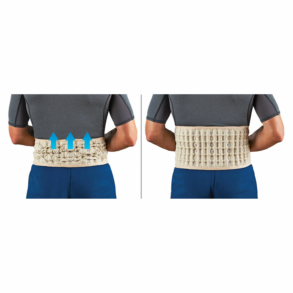 Lumbar Disc Air Decompression Traction Belt inflatable Spinal support Size Large