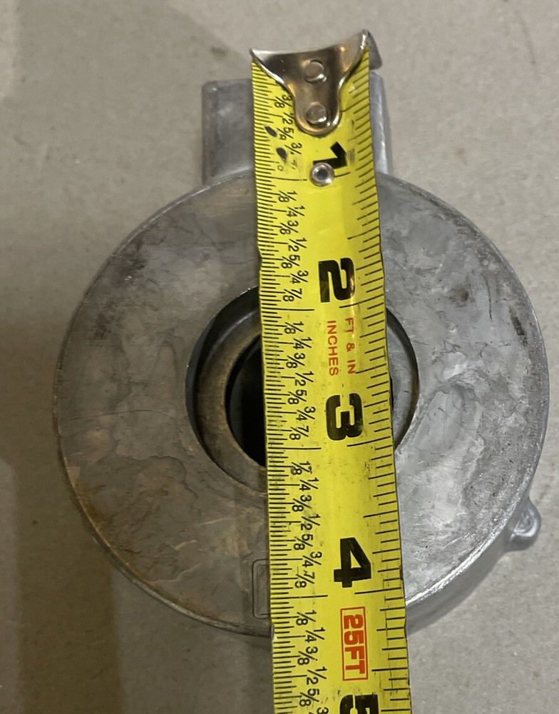 HOUSING BLOCK ONLY for BEI Sensors Optical Incremental Encoder Silver 01070-156