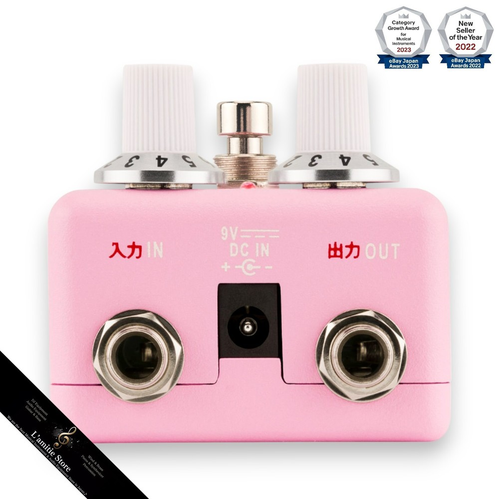 Fender x Hello Kitty Fuzz Pink Guitar Effect Pedal Compact Effector Limited JP