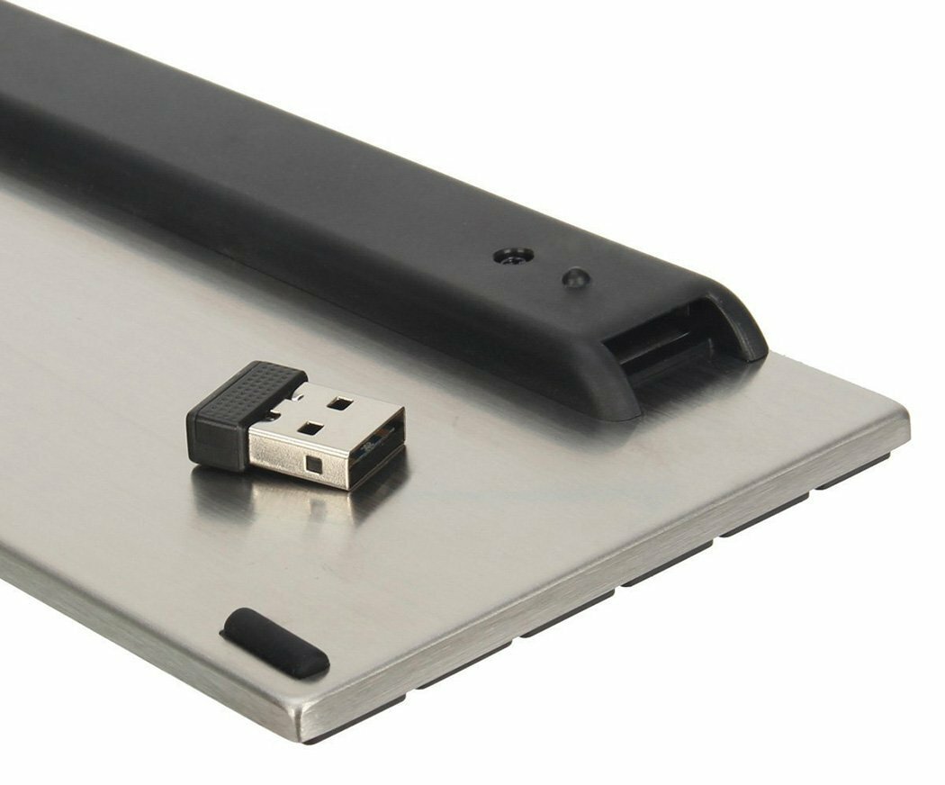 NEW Rii K12 Wireless UltraSlim Metal Keyboard withTouchpad