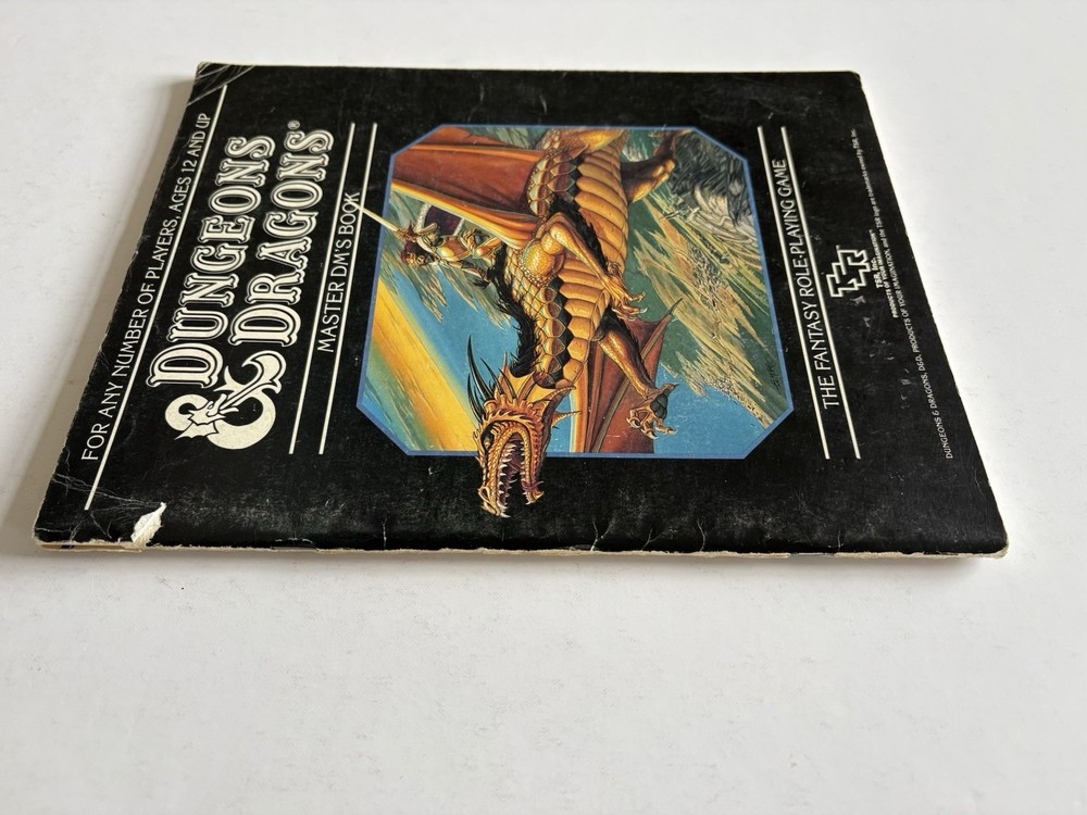 Dungeons and Dragons Master DM Guide TSR 1985
