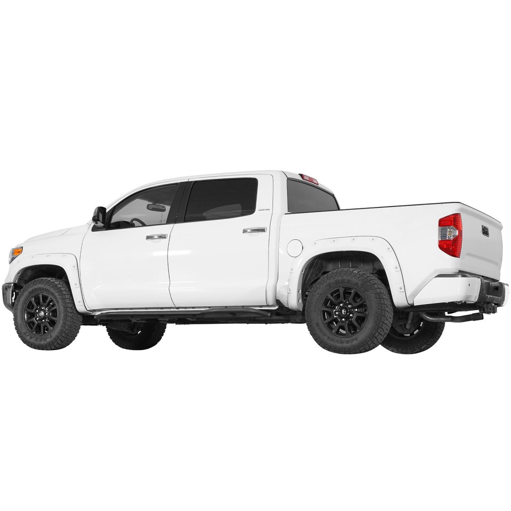 Fit 2007-2021 Toyota Tundra Crew Cab 4-door 2Pcs Steel Tube Slider Rocker Guards