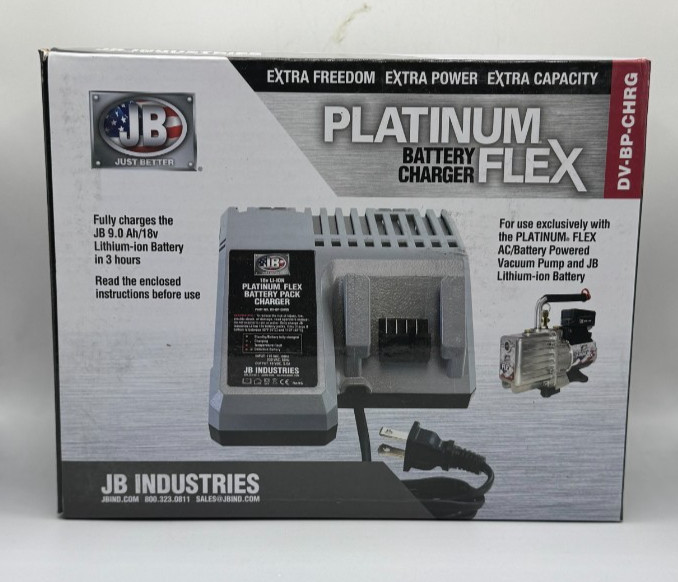 JB Platinum Flex Battery Charger DV-BP-CHRG **AB1**
