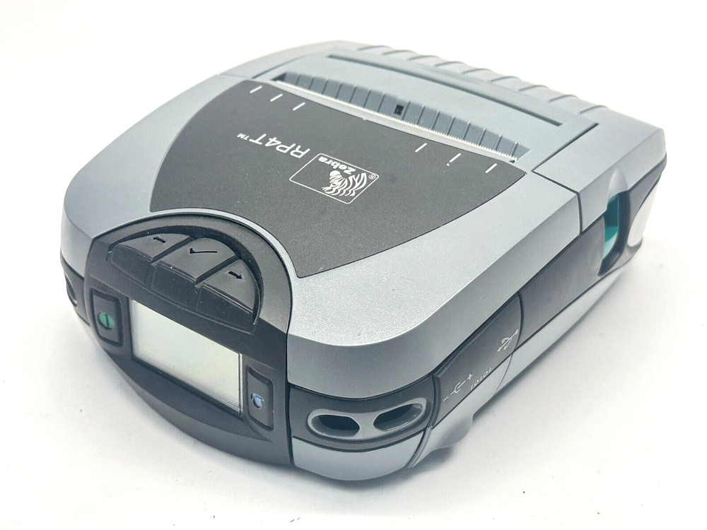 Zebra RP4T Passive RFID Thermal Printer W/Battery No AC Adapter
