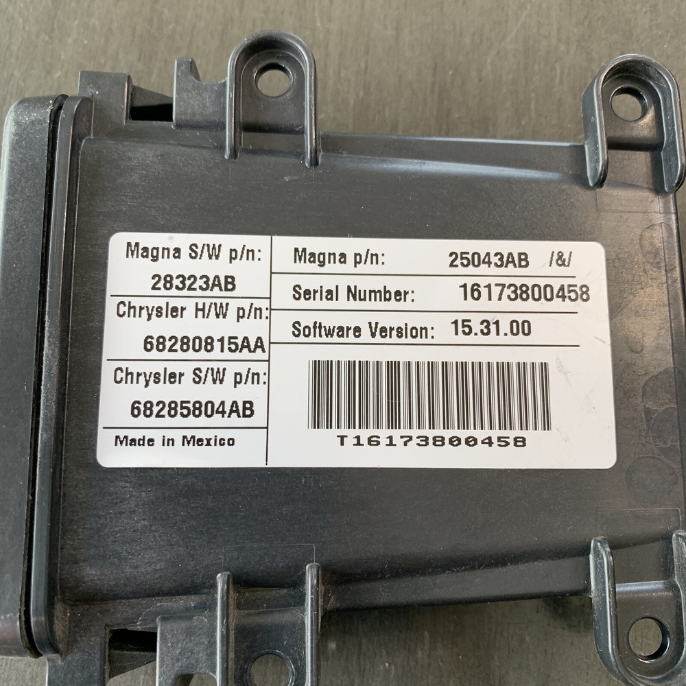 OEM 17-20 Dodge Durango Right Headlight Leveling Module 68280815AA 28323AB