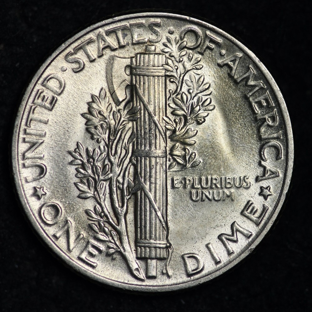 1943 Mercury Silver Dime GEM BU *UNCIRCULATED* MS E319 DJL