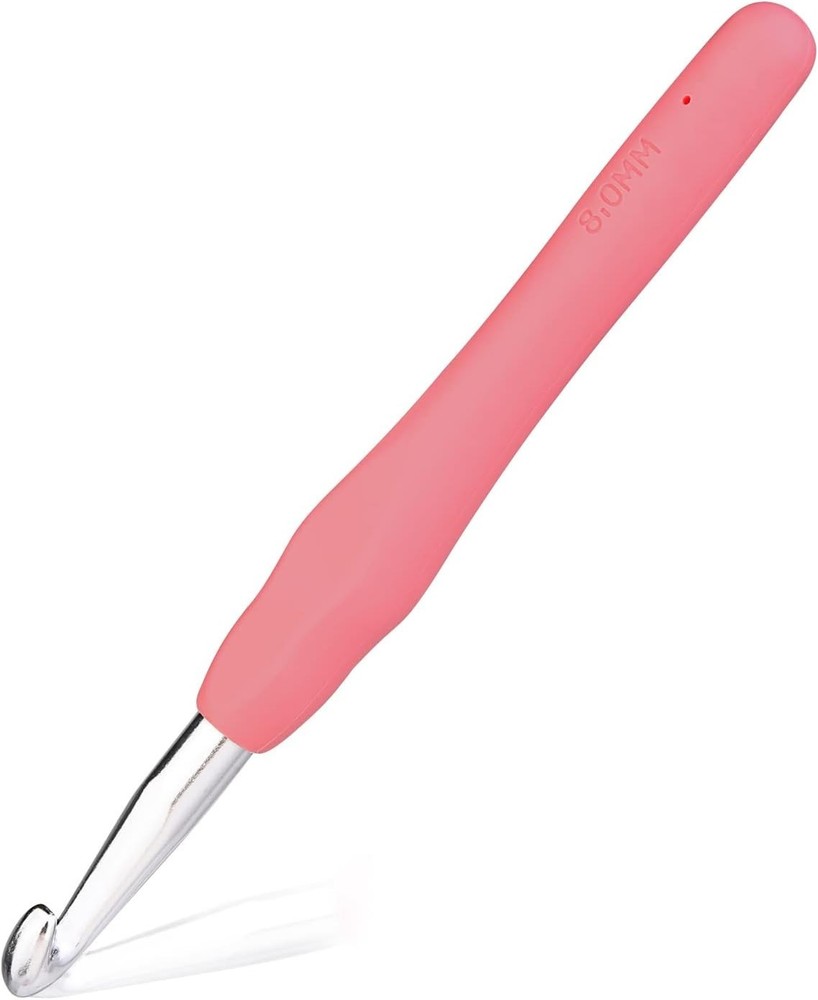 Aluminum Crochet Hook 8 mm - Extra Long Design for Effortless Yarn Work